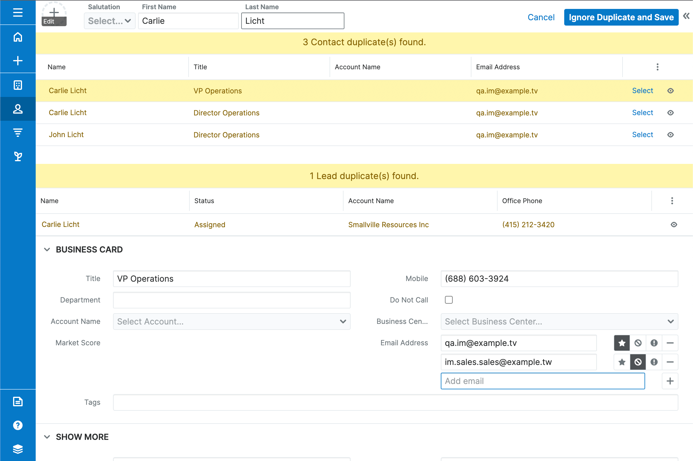 Upsert® Deduplicate