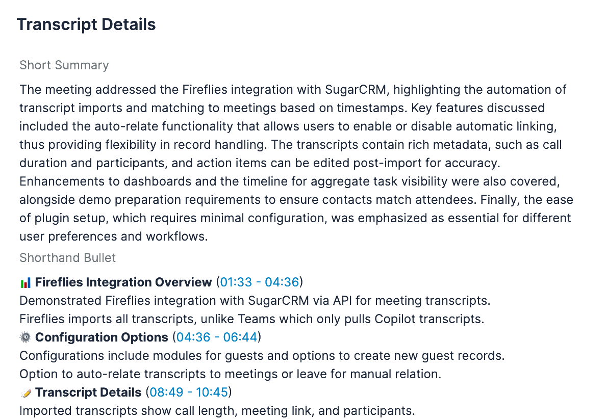 Upsert® Connector for Fireflies AI