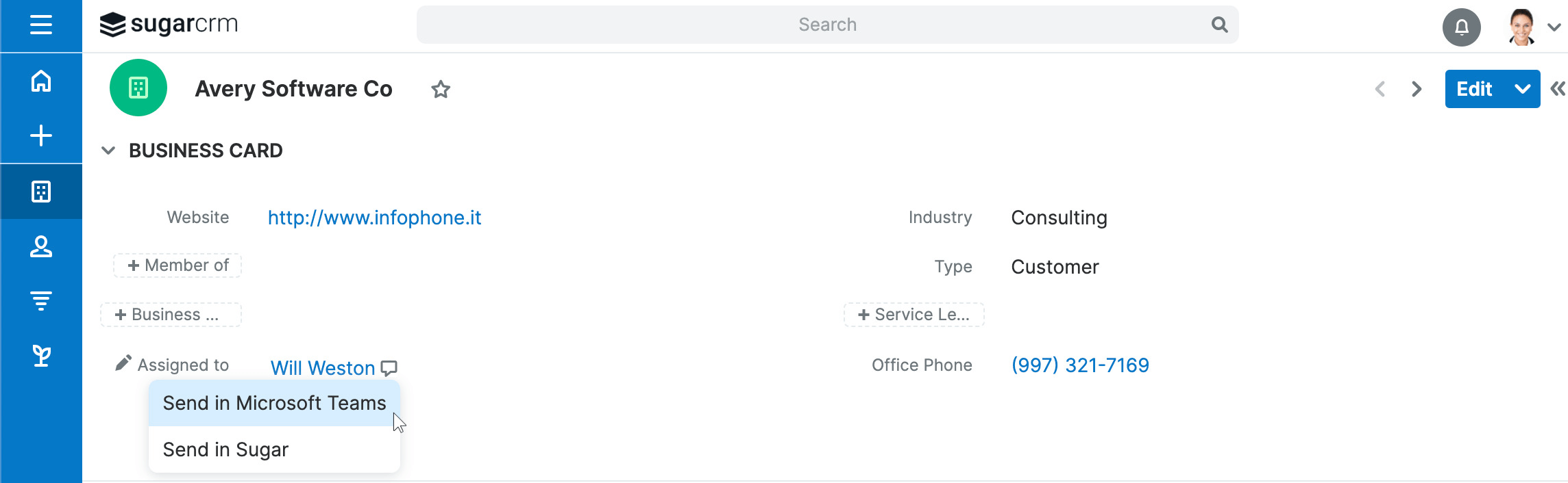 Launching Teams with Upsert® Engage for Microsoft Teams