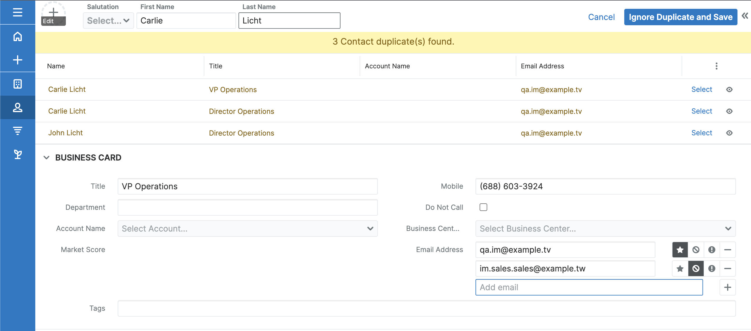 Upsert® Deduplicate